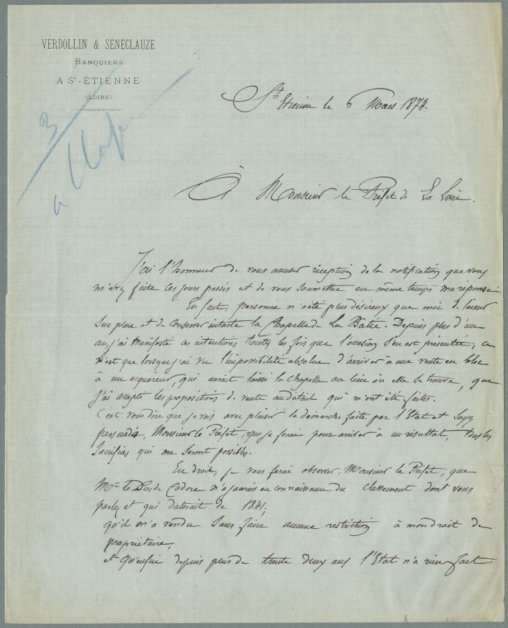 Monsieur Verdollin met en avance l'absence de preuve de protection au titre des monuments historiques. Il se défend en précisant qu'il a tenté de vendre l'ensemble, mais qu'il n'a trouvé acquéreur qu'en vendant pièce par pièce.