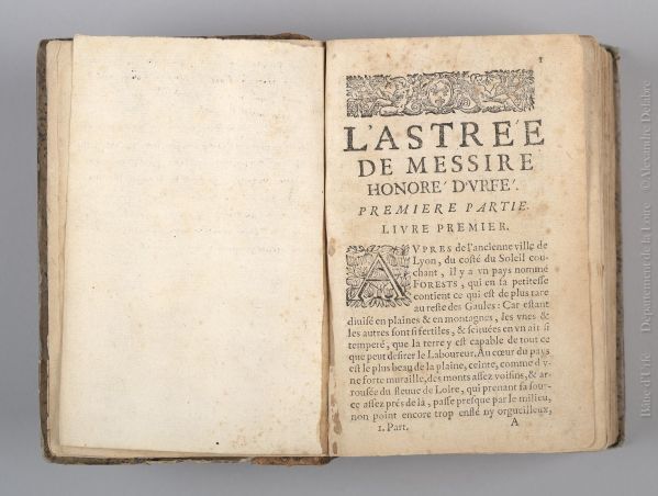 L'Astrée, volume 1 ; © ARCHIVES DEPARTEMENTALES DE LA LOIRE ; ©  ARCHIVES DEPARTEMENTALES DE LA L