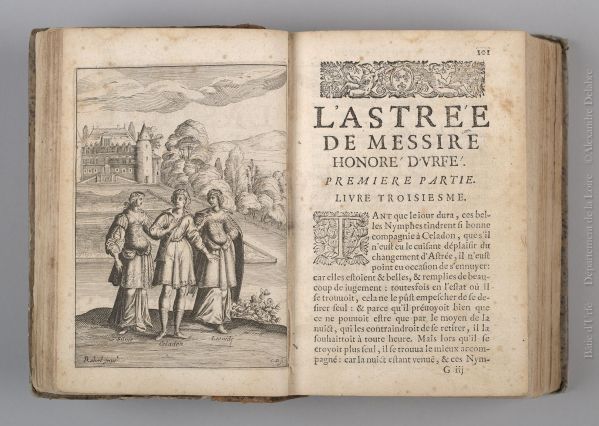 L'Astrée, volume 1 ; © ARCHIVES DEPARTEMENTALES DE LA LOIRE ; ©  ARCHIVES DEPARTEMENTALES DE LA L