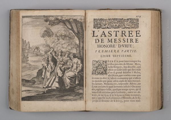 L'Astrée, volume 1 ; © ARCHIVES DEPARTEMENTALES DE LA LOIRE ; ©  ARCHIVES DEPARTEMENTALES DE LA L