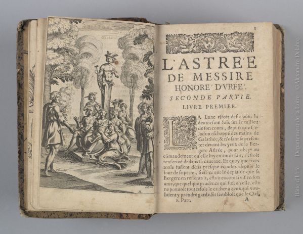 L'Astrée, volume 2 ; © ARCHIVES DEPARTEMENTALES DE LA LOIRE ; ©  ARCHIVES DEPARTEMENTALES DE LA L