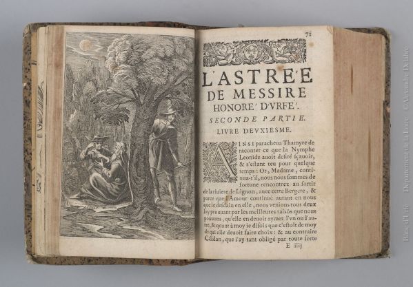 L'Astrée, volume 2 ; © ARCHIVES DEPARTEMENTALES DE LA LOIRE ; ©  ARCHIVES DEPARTEMENTALES DE LA L