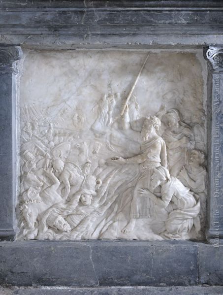 Détail de l'autel de la chapelle de la Bâtie d'Urfé ; © ARCHIVES DEPARTEMENTALES DE LA LOIRE ; ©  Musée Château de la Bâtie d'Urfé