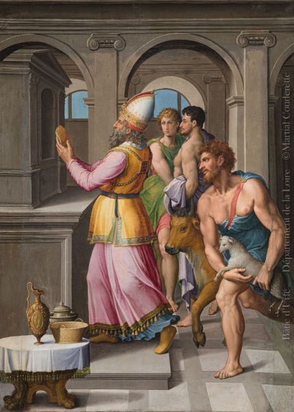 D.2008.0.006 tableau L'offrande de Melchisédech  