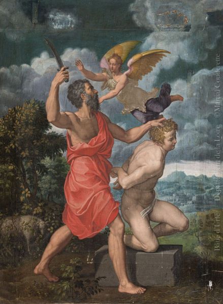 D.2008.0.012 tableau Tableau le sacrifice d'Abraham  