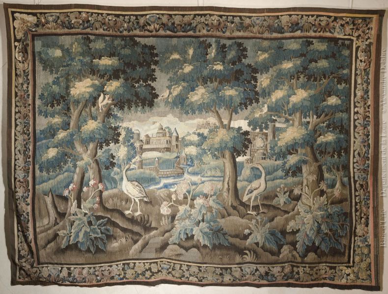 D.2008.0.025.1 tapisserie ; tapisserie de Felletin Verdure  