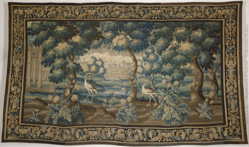 D.2008.0.025.2 tapisserie ; tapisserie de Felletin Verdure  