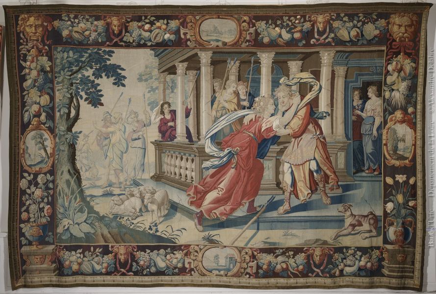 D.2008.0.116 tapisserie Retrouvailles d'Astrée et Céladon  