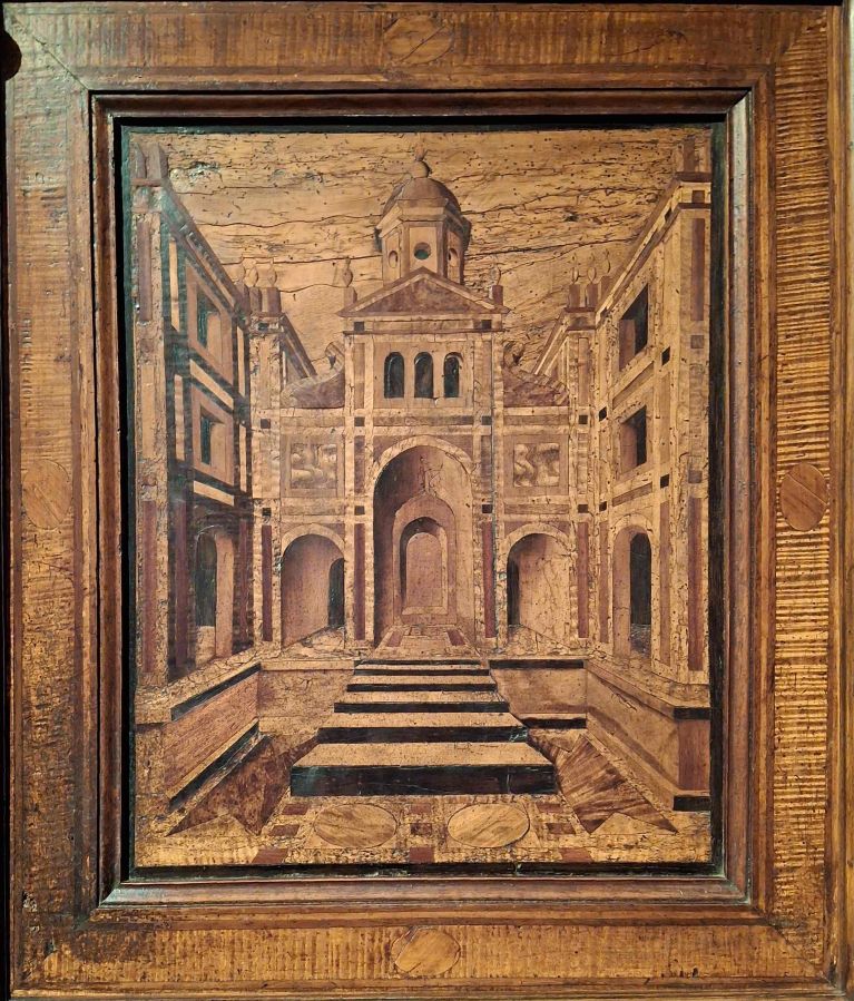 Boiseries de la chapelle de la Bâtie d'Urfé, exposées au MET à New York