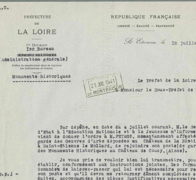 © ARCHIVES DEPARTEMENTALES DE LA LOIRE